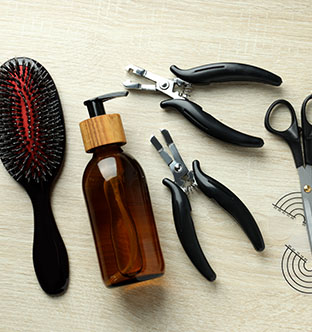 Hair braiding or hair cutting tools